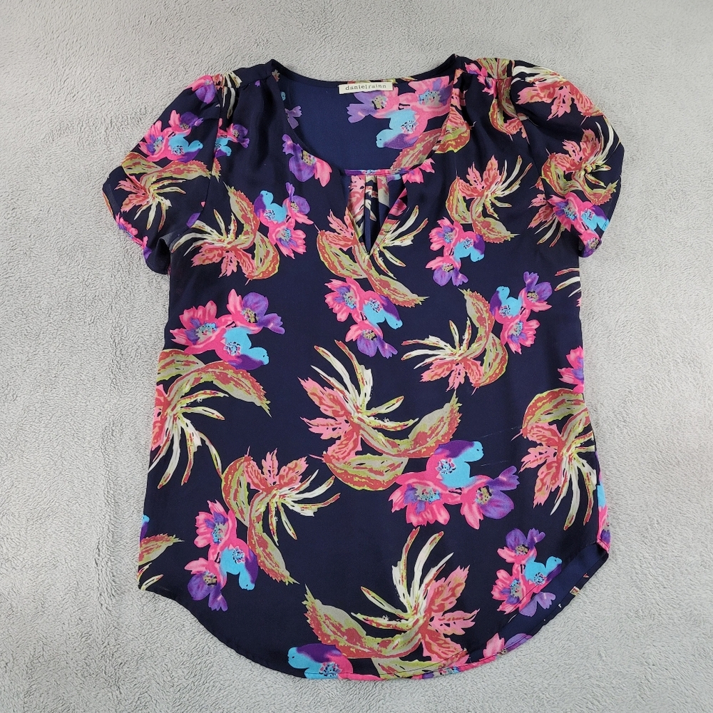 Daniel Rainn Floral Print Women's Beach Bohemian Top
